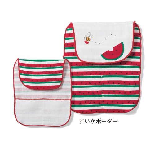 日本千趣會：三重紗四角領吸汗巾