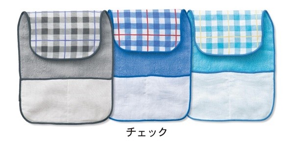 日本千趣會:純棉四角領吸汗巾三件組