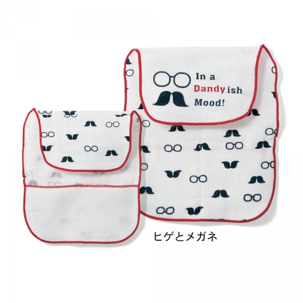 日本千趣會：三重紗四角領吸汗巾