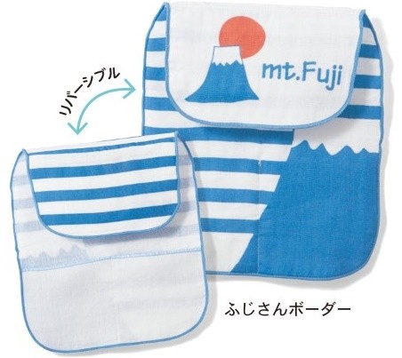 日本千趣會:三重紗四角領吸汗巾