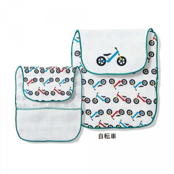 日本千趣會：三重紗四角領吸汗巾