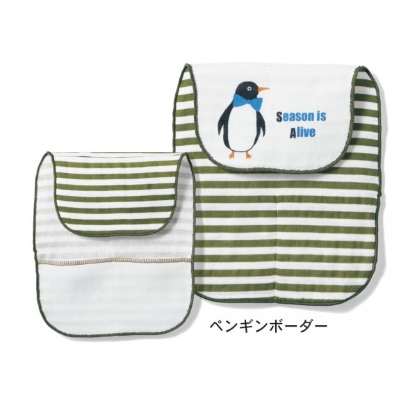 日本千趣會：三重紗四角領吸汗巾