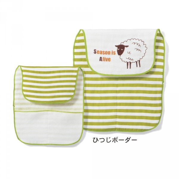 日本千趣會：三重紗四角領吸汗巾