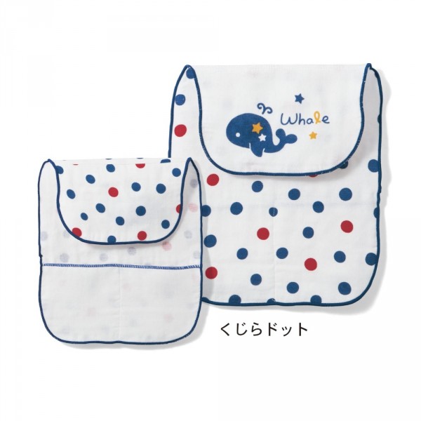 日本千趣會：三重紗四角領吸汗巾