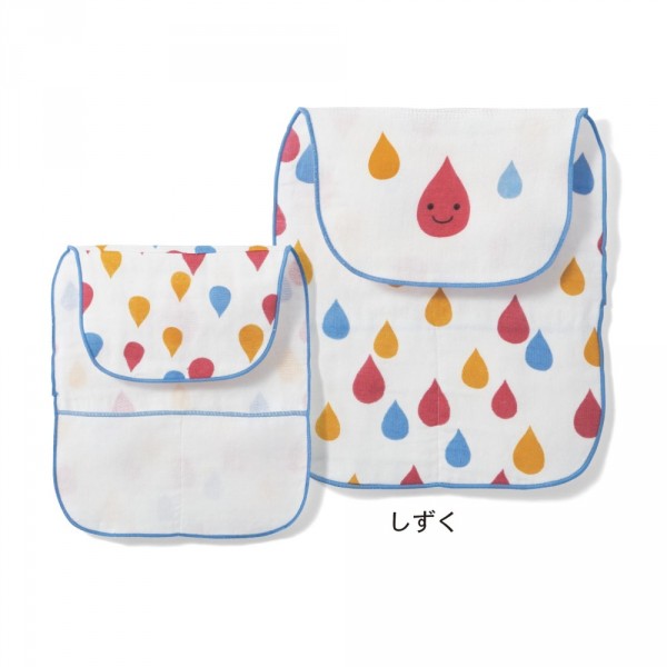 日本千趣會：三重紗四角領吸汗巾