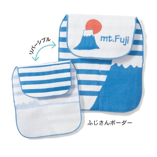 日本千趣會：三重紗四角領吸汗巾