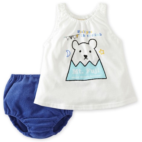 New！鬆緊領口背心&屁屁短褲