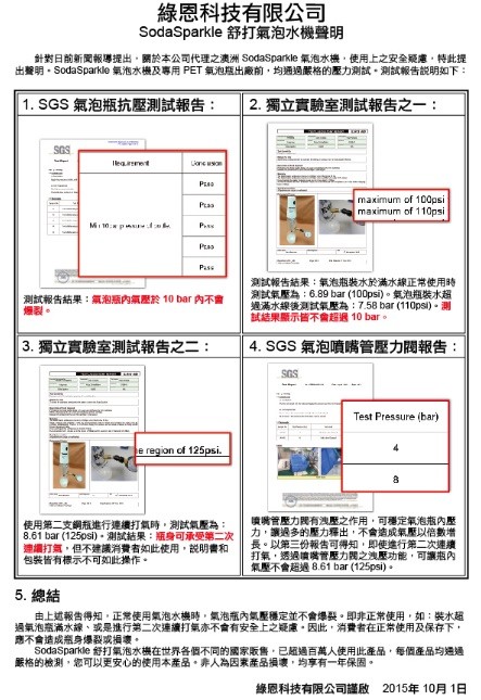 【澳洲 SodaSparkle 舒打健康氣泡水機】