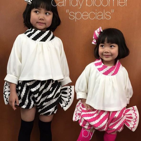 日本 ALOHALOHA 日本製純棉糖果花苞褲