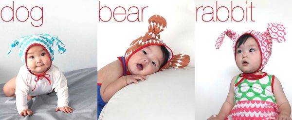 日本 ALOHALOHA 日本製動物造型垂耳帽