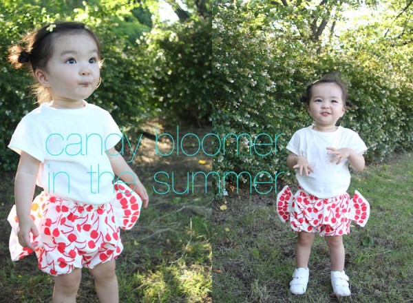 日本ALOHALOHA 日本製純棉糖果花苞褲