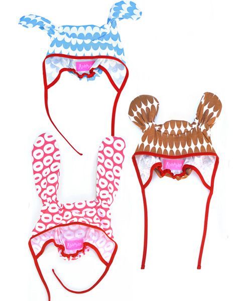 日本 ALOHALOHA 日本製動物造型垂耳帽