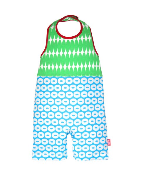 日本 ALOHALOHA 日本製純棉露背連身衣