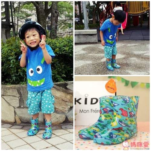 日本 Mon Frere PVC防滑可愛雨鞋