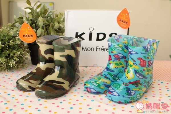 日本 Mon Frere PVC防滑可愛雨鞋