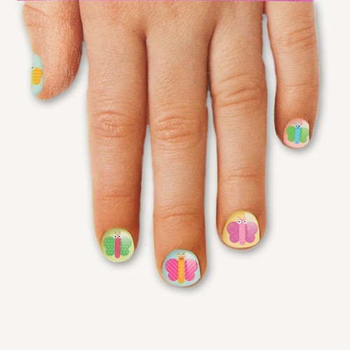 英國npw兒童指甲貼紙, 手指貼紙