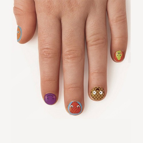 英國npw兒童指甲貼紙, 手指貼紙