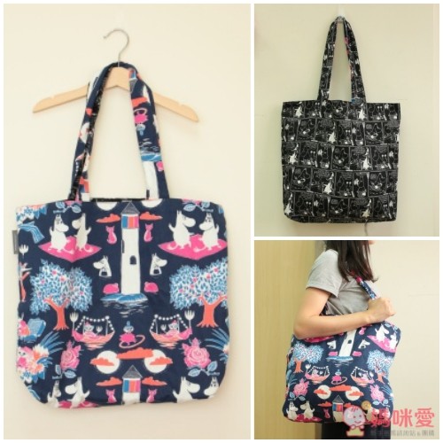 嚕嚕米雙層購物袋