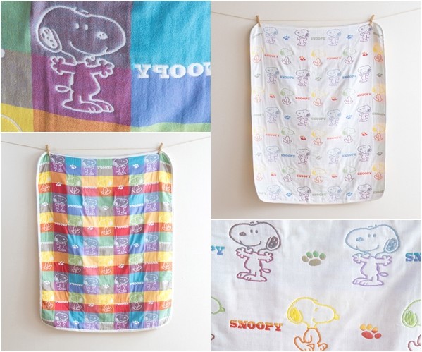 日本西川 living SNOOPY 純棉五重紗被