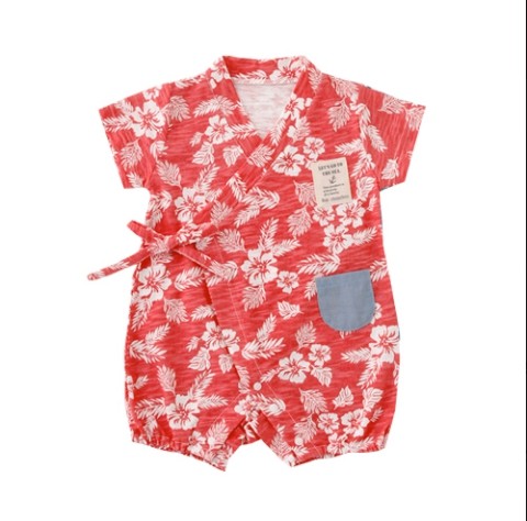 日本 Chuckle Baby 純棉夏日風情連身甚平