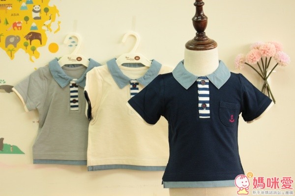 日本 Chuckle Baby 海軍風清新系上衣