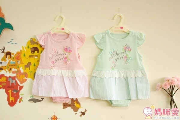 日本 Chuckle Baby 甜心女孩系兩件式娃娃服