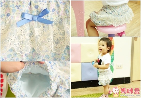 日本 Chuckle Baby 小花蕾絲褲