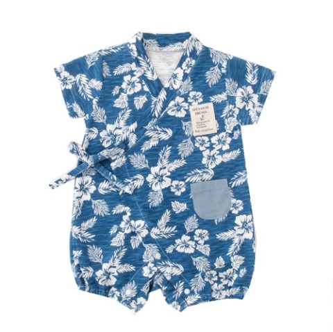 日本 Chuckle Baby 純棉夏日風情連身甚平