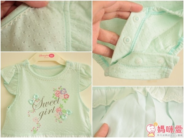 日本 Chuckle Baby 甜心女孩系兩件式娃娃服