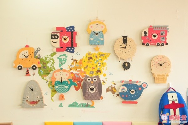 美國 Modern Moose 童趣木頭時鐘