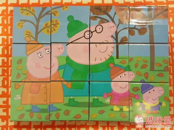 New!☆Peppa Pig 粉紅豬小妹六面拼圖