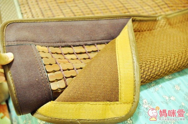 【別竹坊】專利可拆洗棉織帶碳化麻將竹涼蓆