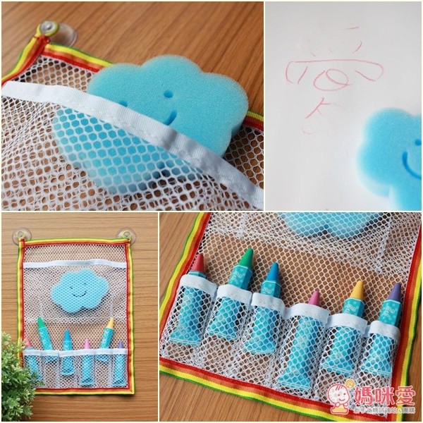 日本製  Kitpas 洗澡彩繪收納組