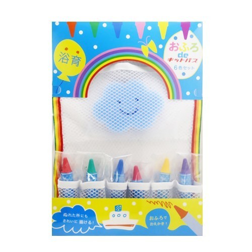 日本製  Kitpas 洗澡彩繪收納組