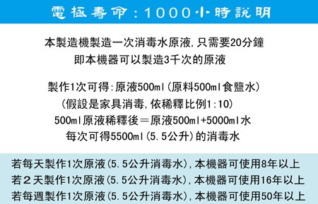 【ALLCLEAN 歐克靈】次氯酸電解水製造機