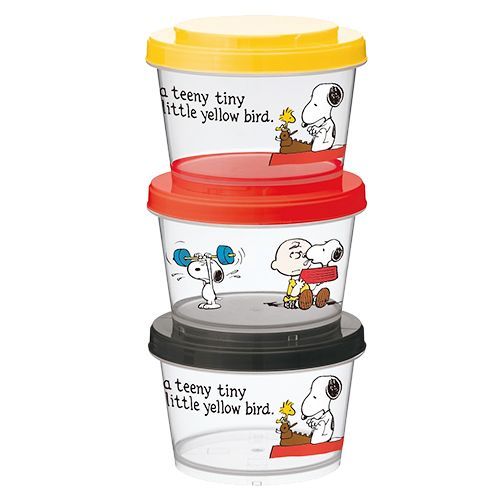 日本SKATER 日本製迪士尼可微波高密閉性食物保存容器三入組