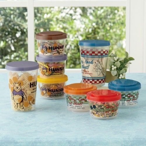 日本SKATER 日本製迪士尼可微波高密閉性食物保存容器三入組