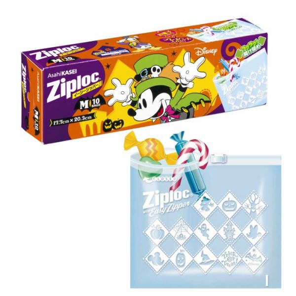 日本旭化成 Ziploc ✖ SKATER 保鮮系列 X 日本Prairie Dog 超輕折疊購物袋 / 包包雨衣