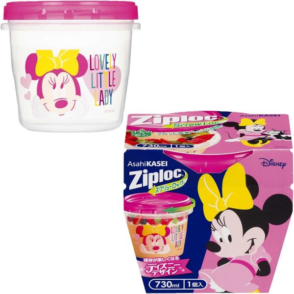 日本旭化成 ZIPLOC迪士尼高密閉性食物保存容器
