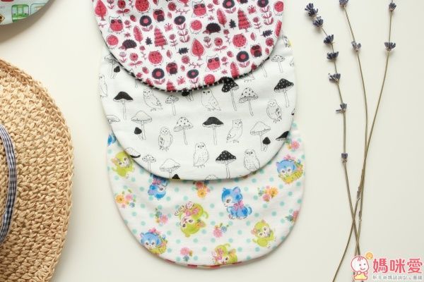 日本媽咪❄日本製純手工六層紗雙面圍兜