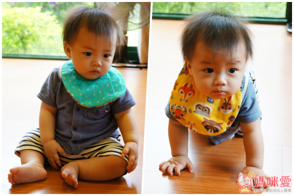 日本媽咪純手製造的雙面圍兜