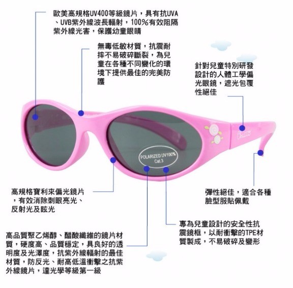 義大利 chicco 偏光太陽眼鏡