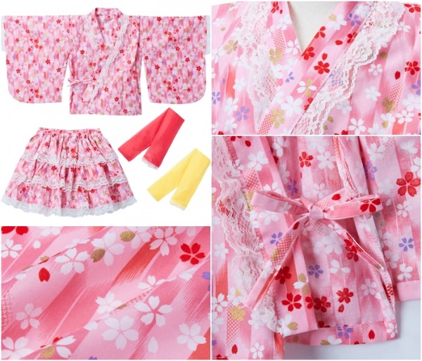 日本 Nissen 女寶兩件式浴衣