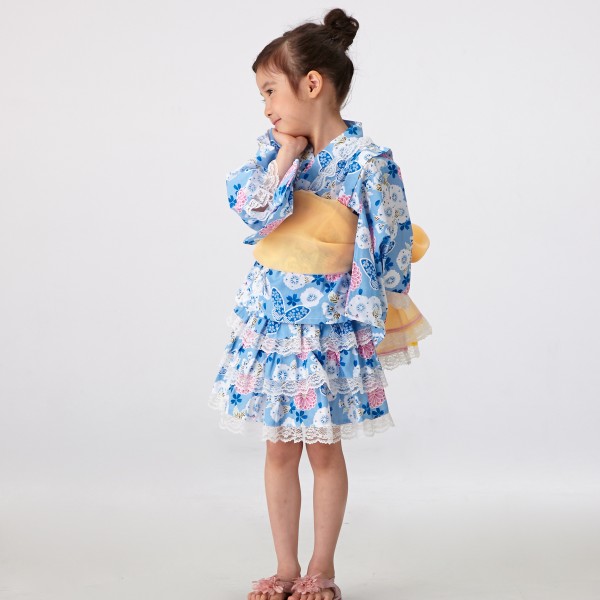 日本 Nissen 女寶兩件式浴衣