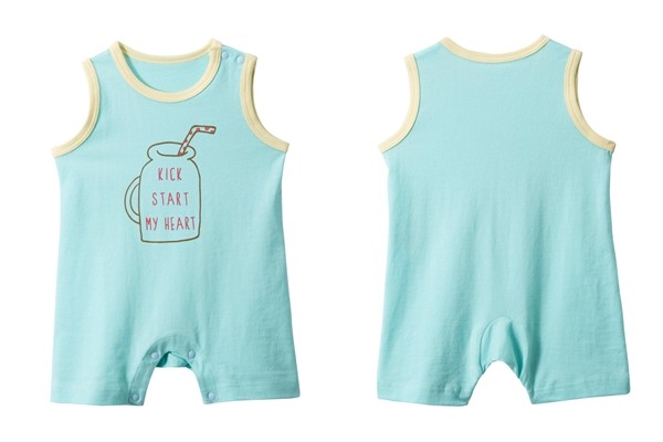 日本 Nissen 無袖純棉連身衣