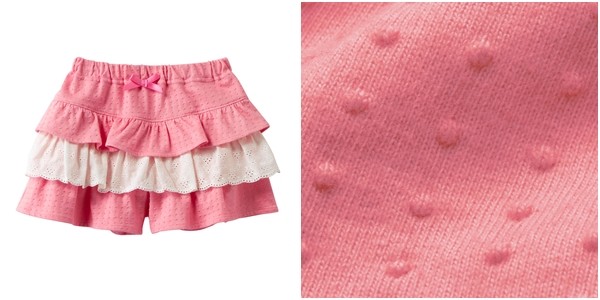 日本 Nissen 荷葉邊蕾絲純棉短褲