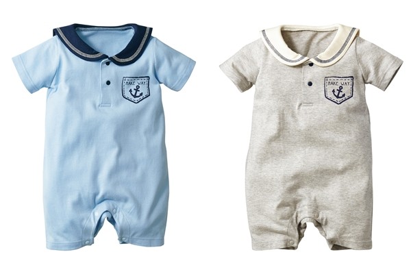 Nissen 男寶小水手純棉連身衣