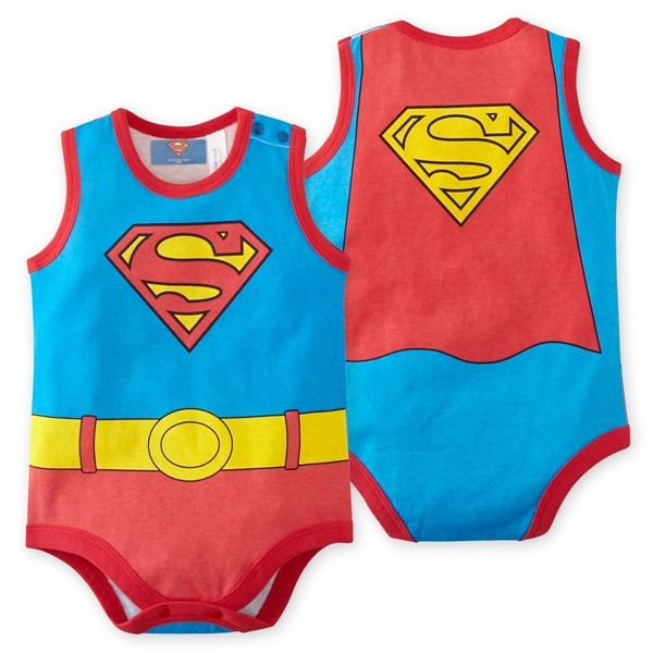 日本 Nissen 超人變身純棉無袖包屁衣