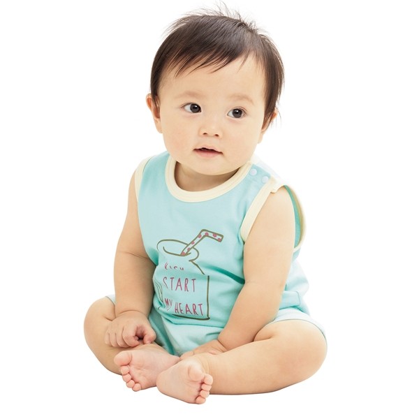 日本 Nissen 無袖純棉連身衣