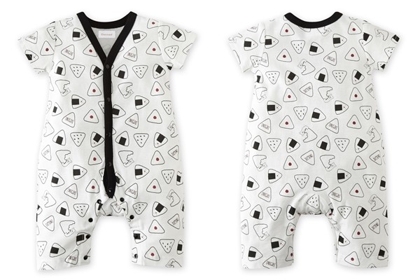 日本 Nissen Chanmeal 白熊純棉短袖連身衣